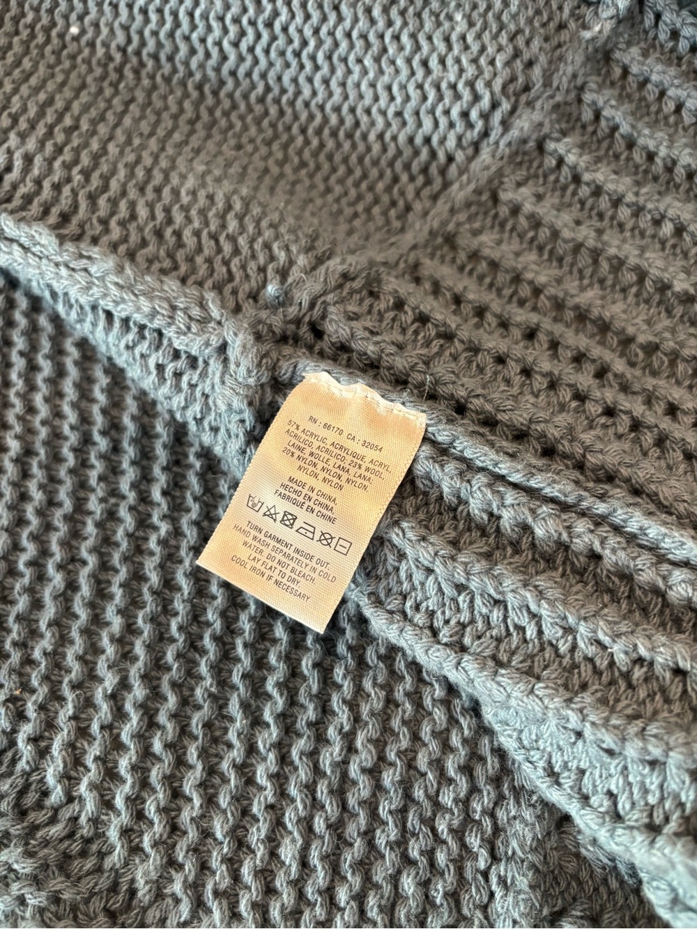 Angel Of The North Slate Blue Ruffled Open-Front Cardigan CT - Picture 6 of 11